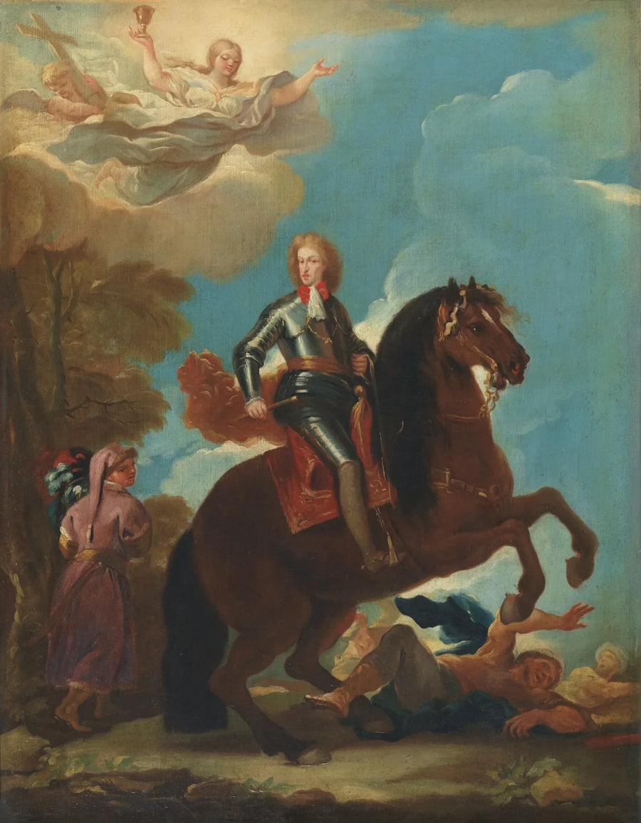 El rey Carlos II de España a caballo - Luca Giordano