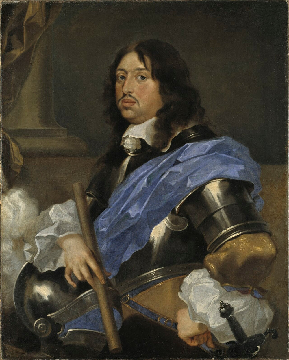 Le roi Charles X Gustave - Sébastien Bourdon image 1 copie de tableau peinte à la main