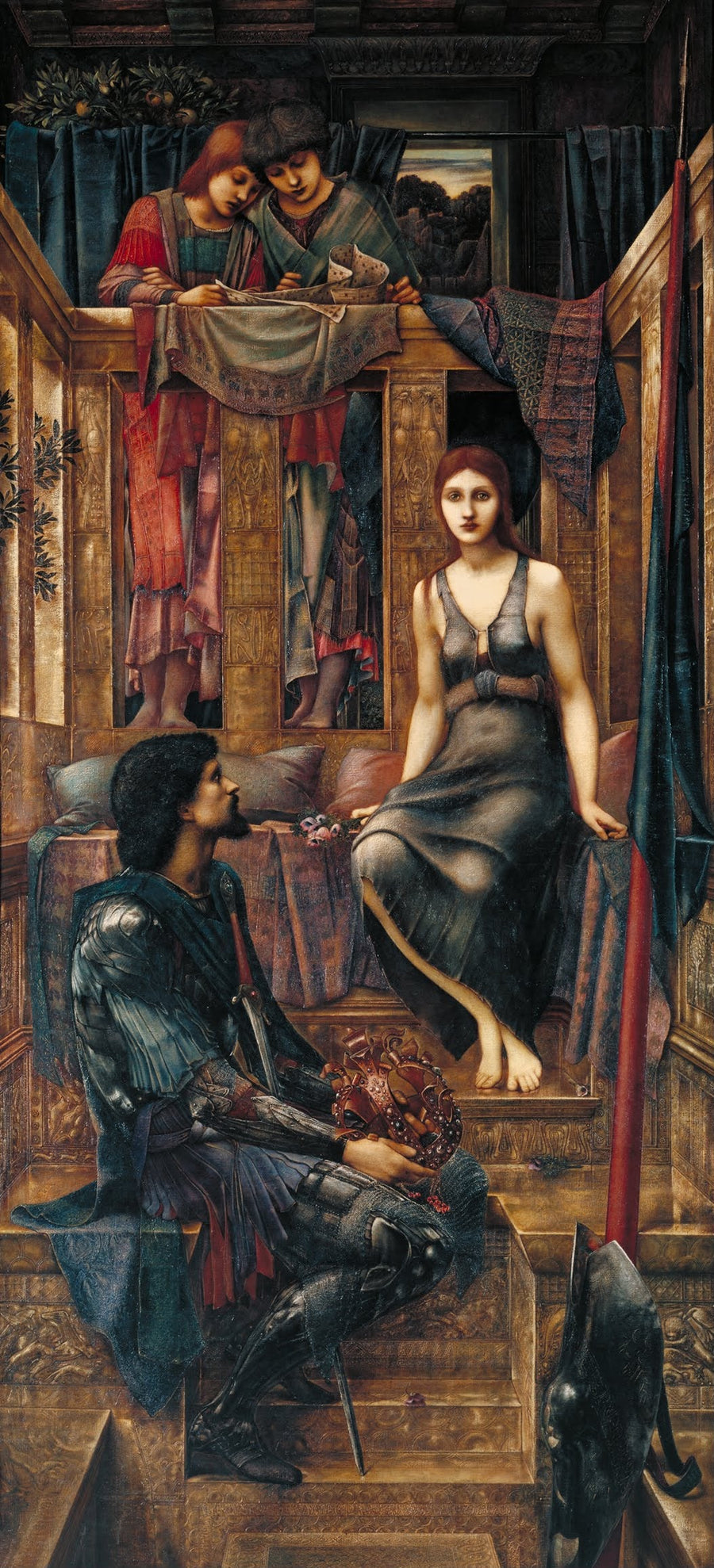 El Rey Cophetua y la Joven Mendiga - Edward Burne-Jones