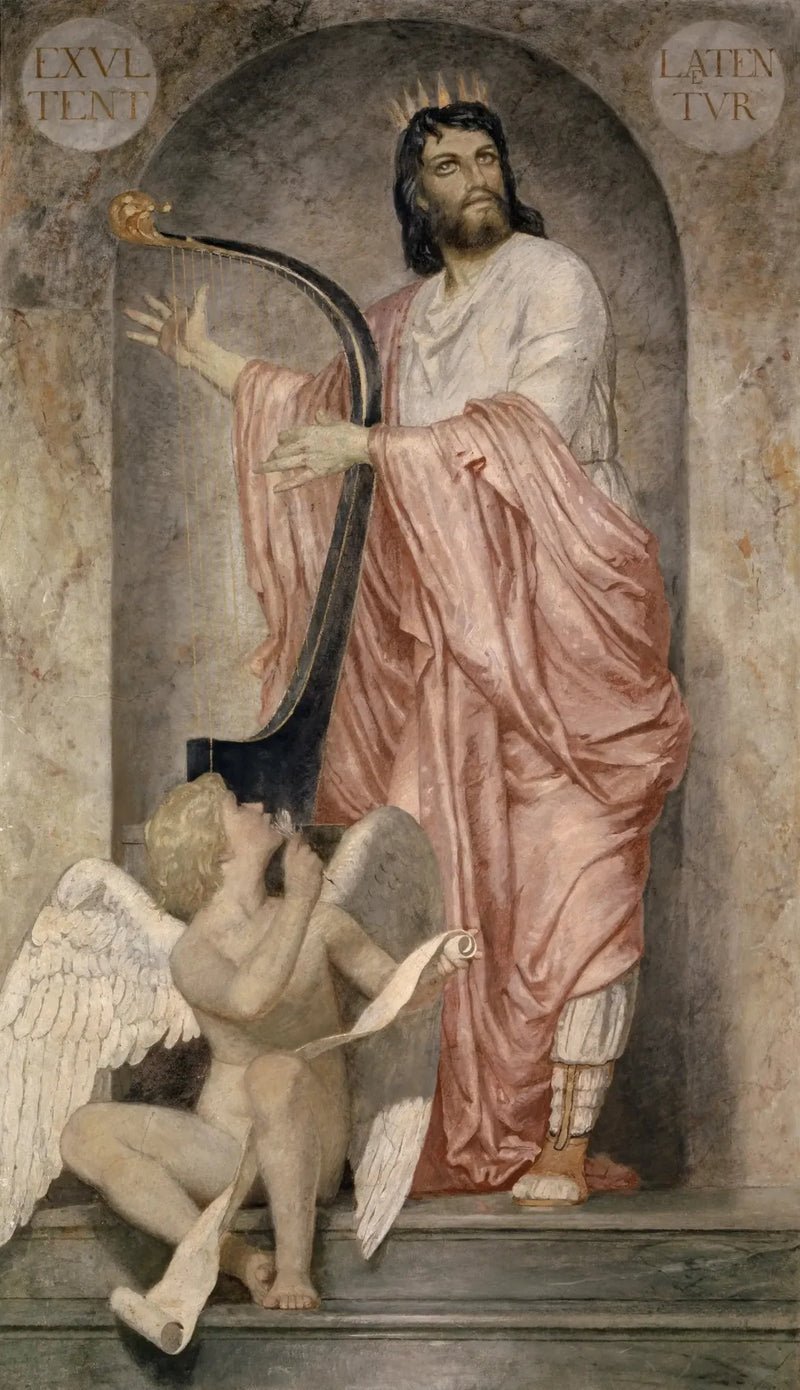 El rey David - Arnold Böcklin