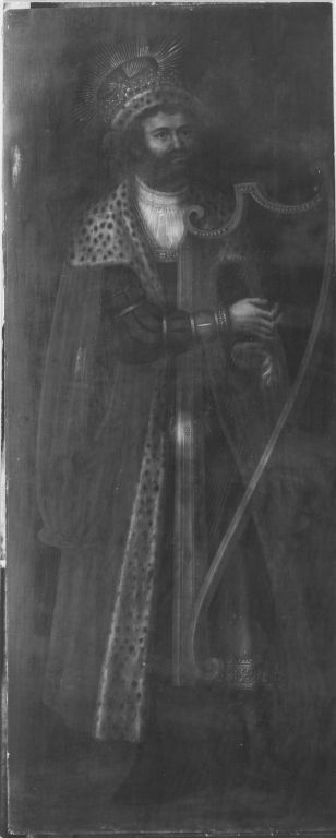 El rey David con una arpa - Lucas Cranach el Viejo