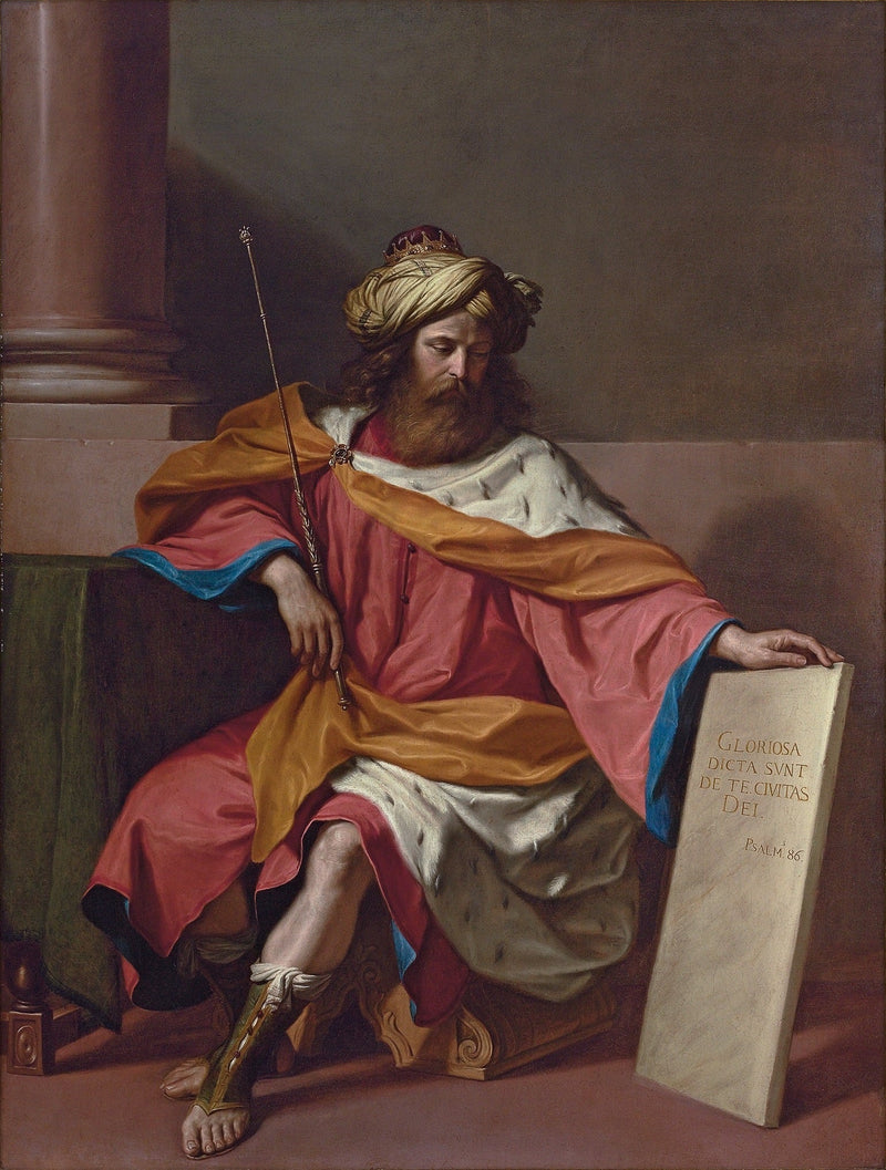 El rey David - Guercino