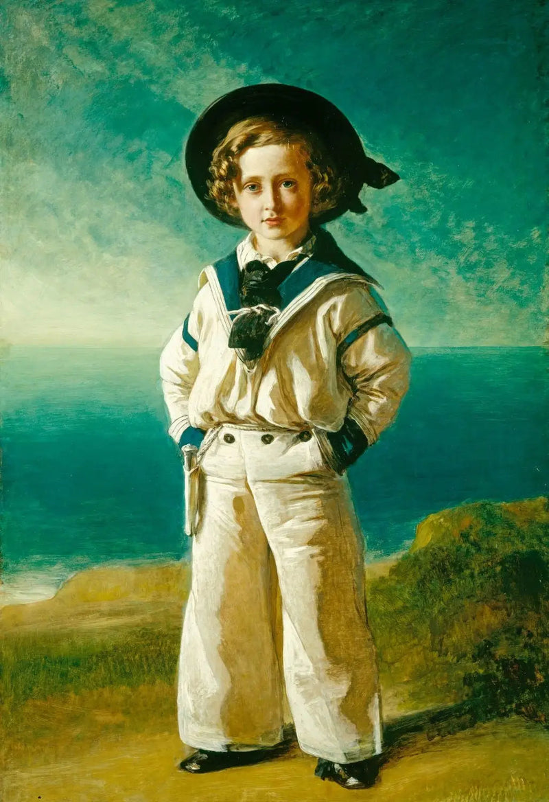 El rey Eduardo VII (1841-1910), mientras que Albert Eduardo, príncipe de Gales - Franz Xaver Winterhalter