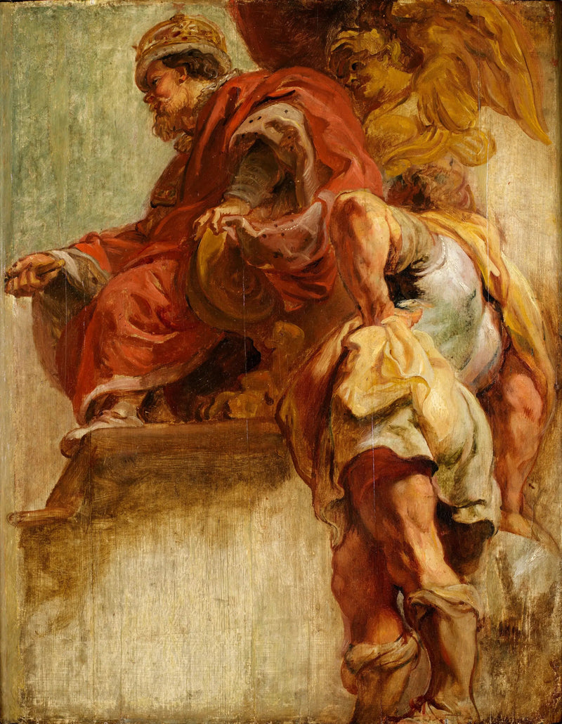 El rey Jacobo I unifica Inglaterra y Escocia - Peter Paul Rubens