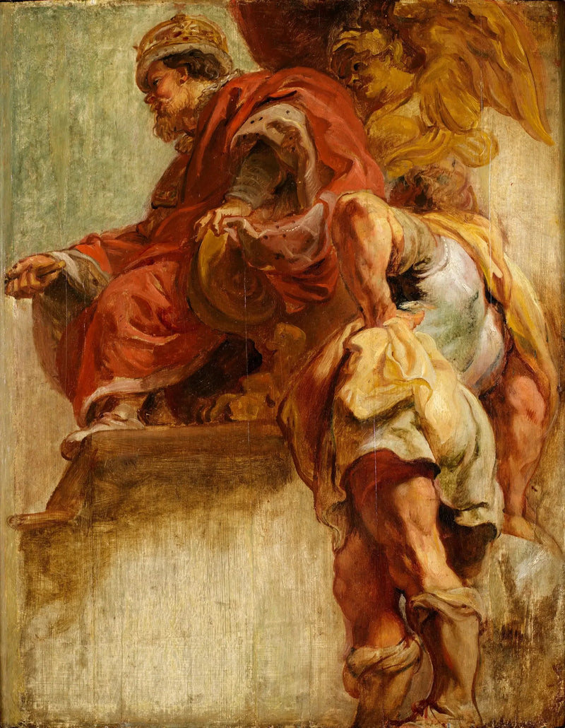 El rey Jacobo I unifica Inglaterra y Escocia - Peter Paul Rubens