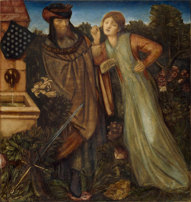 El rey Marco y la bella Iseult - Edward Burne-Jones