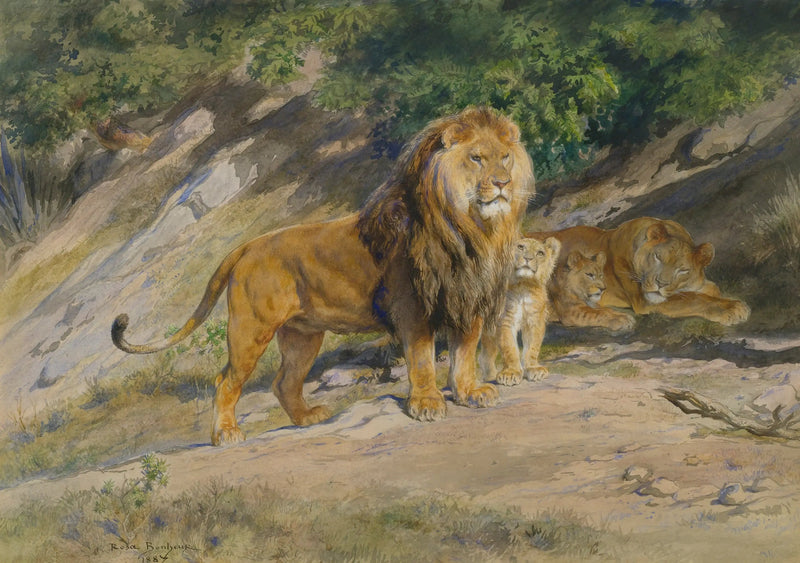 El rey mira - Rosa Bonheur