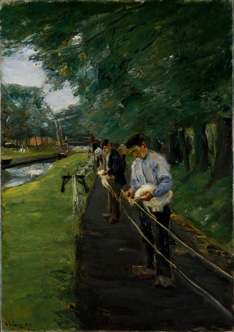 El Paseo de las Cuerdas en Edam - Max Liebermann
