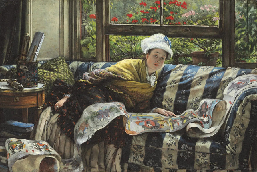 El rollo japonés - James Tissot