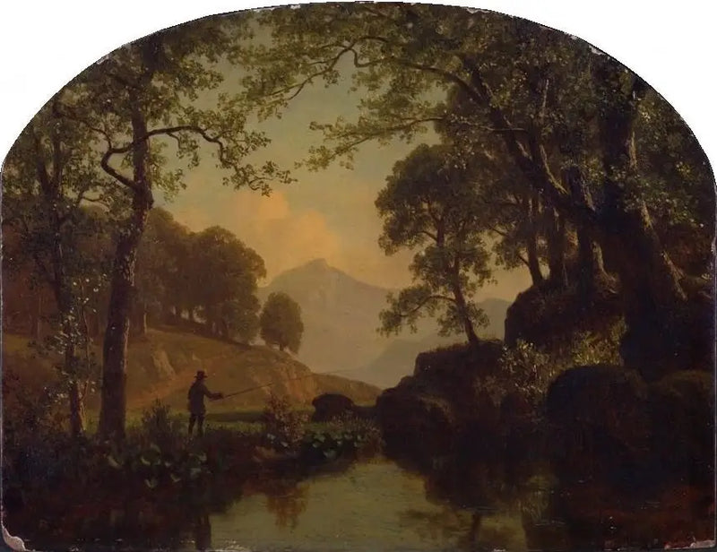 El arroyo de truchas - Albert Bierstadt