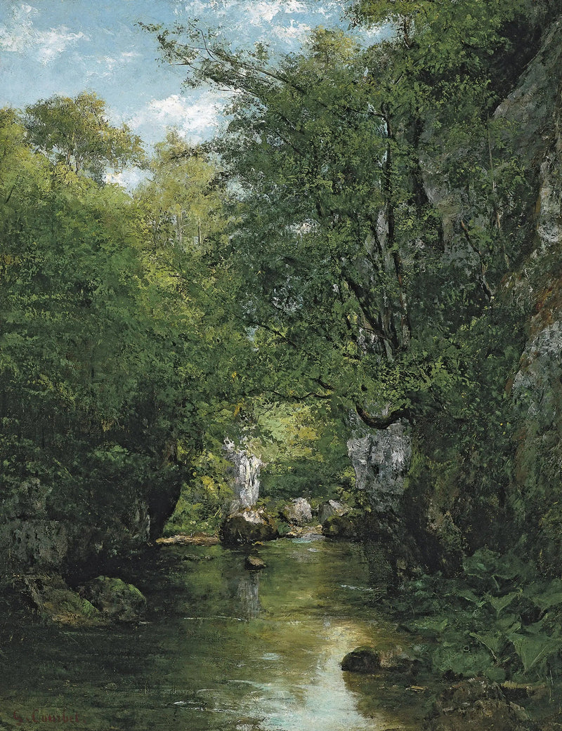 El Arroyo de Agua, La Brème - Gustave Courbet