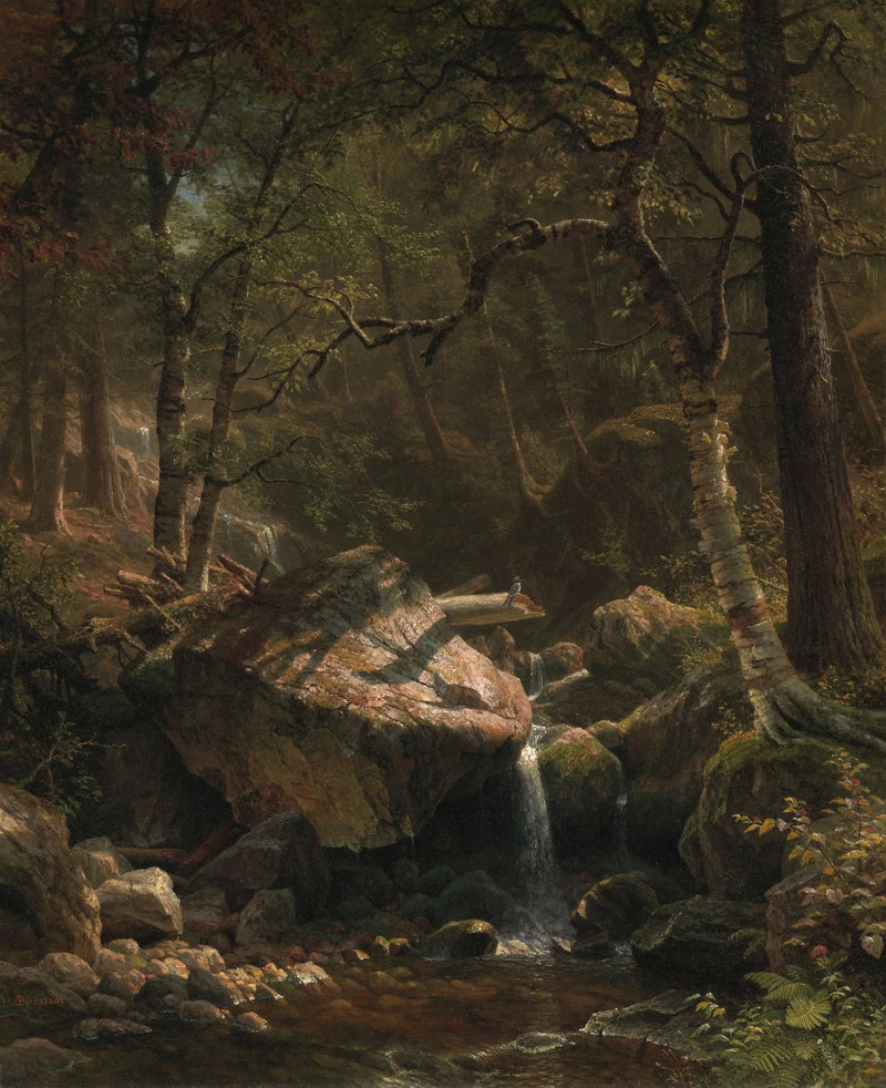 El arroyo de montaña - Albert Bierstadt