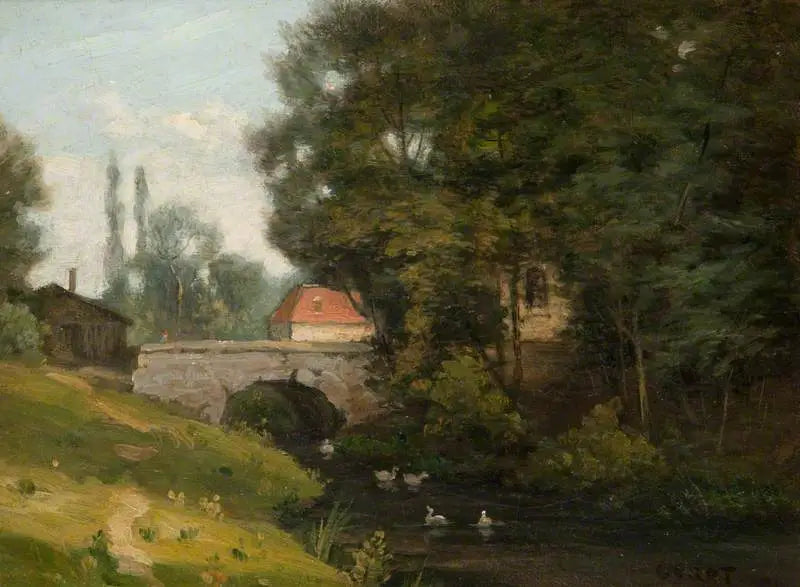 El arroyo del molino - Jean-Baptiste Camille Corot