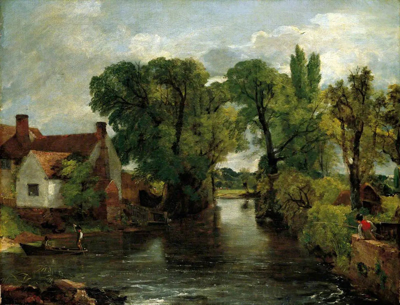 El arroyo del molino, la casa de Willy Lott - John Constable