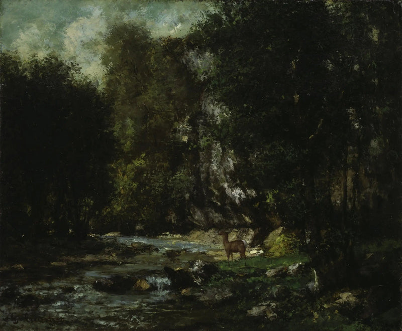 El arroyo del Pozo Negro - Gustave Courbet