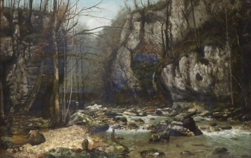 El arroyo del Pozo Negro - Gustave Courbet