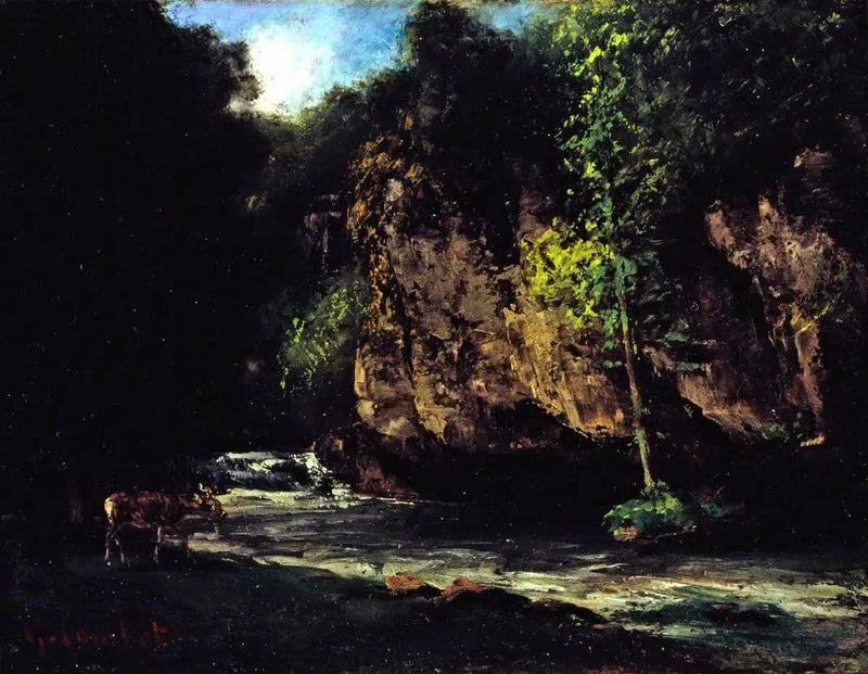 El arroyo - Gustave Courbet