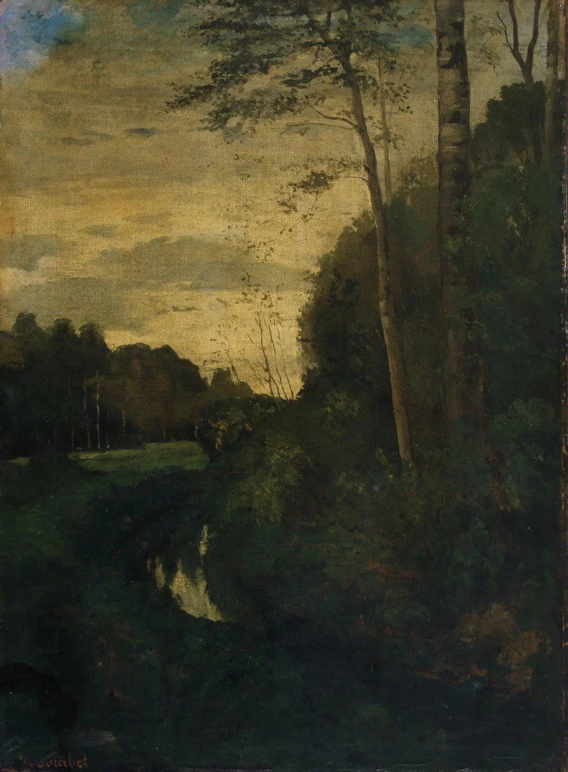 El arroyo - Gustave Courbet