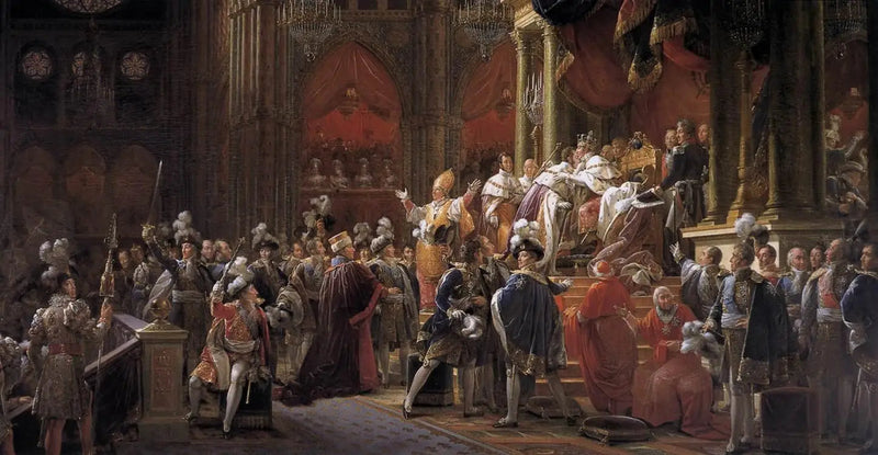 La coronación de Carlos X - François Gérard