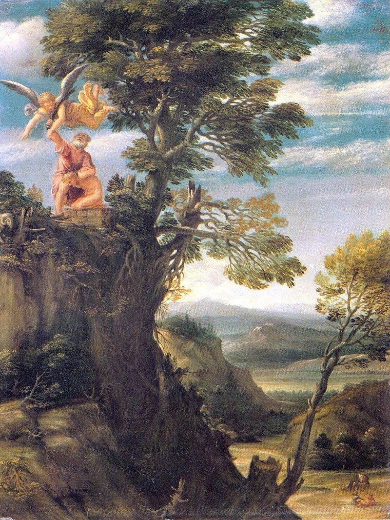 El Sacrificio de Abraham - Annibale Carracci