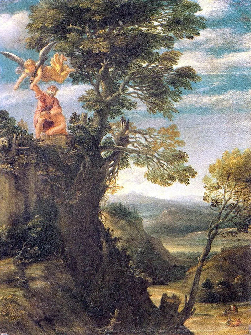 El Sacrificio de Abraham - Annibale Carracci