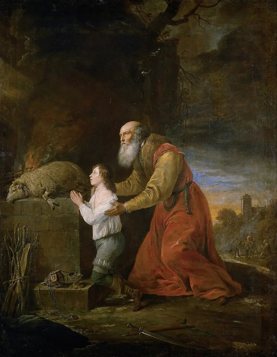 El sacrificio de Abraham - David Teniers el Joven