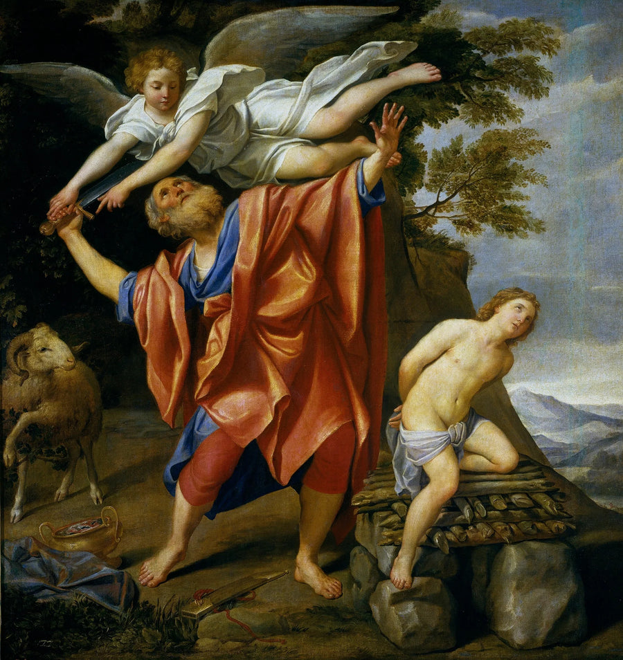 El Sacrificio de Abraham - Domenichino
