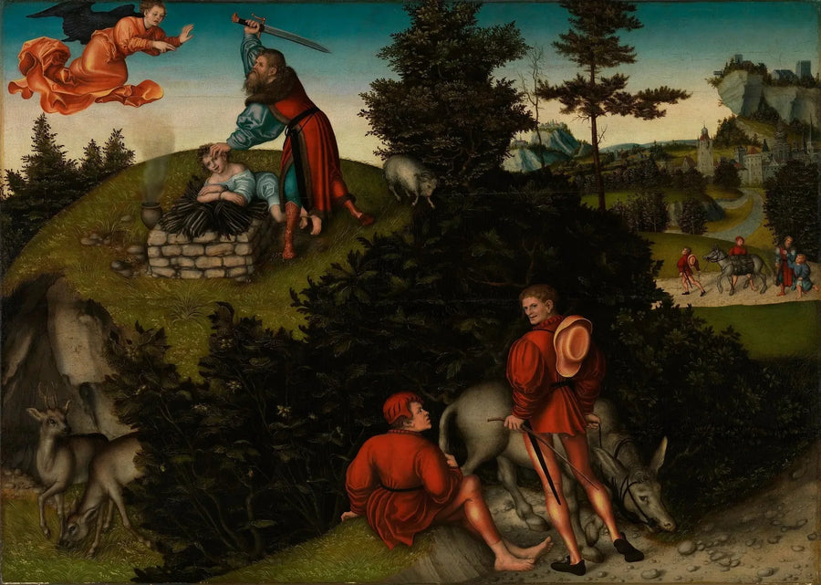 El Sacrificio de Abraham - Lucas Cranach el Viejo