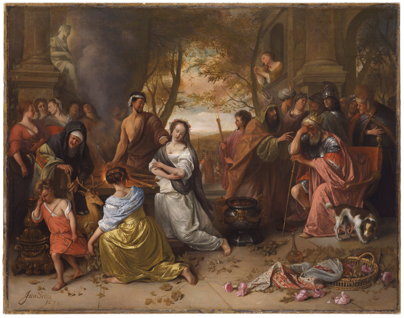 Le Sacrifice d'Iphigénie - Jan Steen