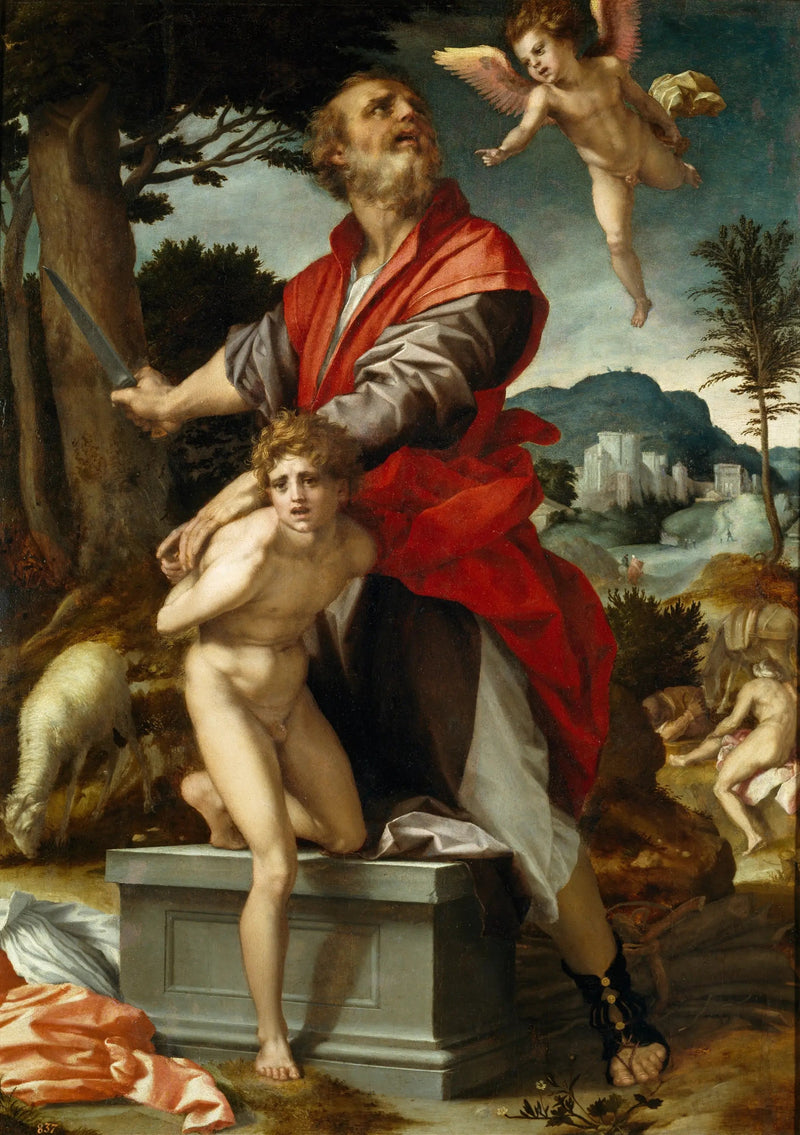 El sacrificio de Isaac - Andrea del Sarto