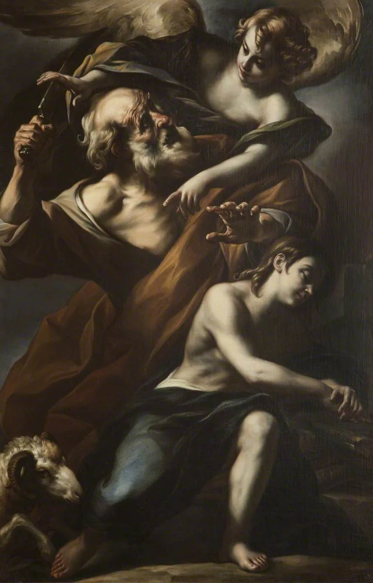 El sacrificio de Isaac - Guercino