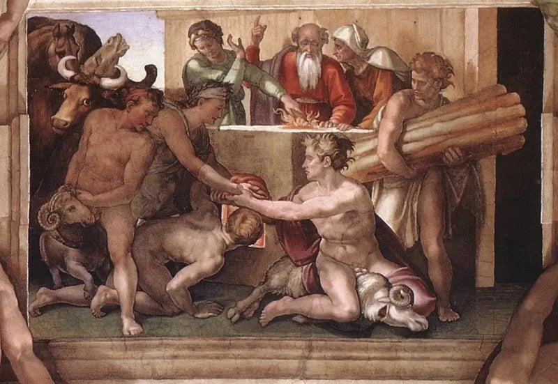El Sacrificio de Noé - Miguel Ángel