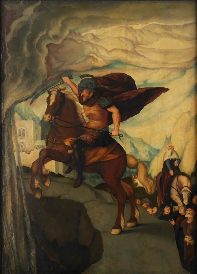El sacrificio de uno mismo de Marco Curcio - Hans Baldung Grien