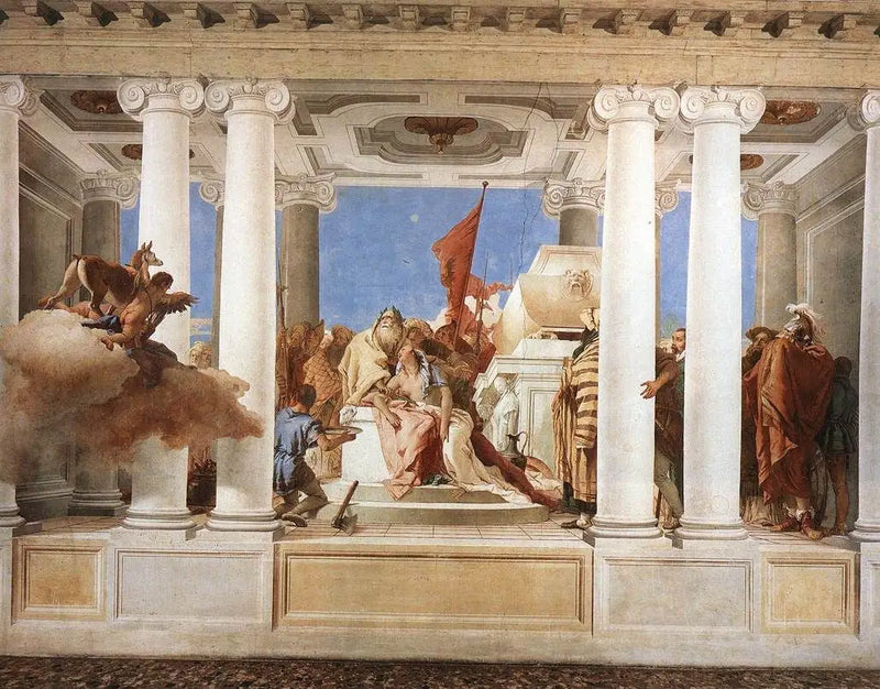 El sacrificio de Ifigenia - Giovanni Battista Tiepolo