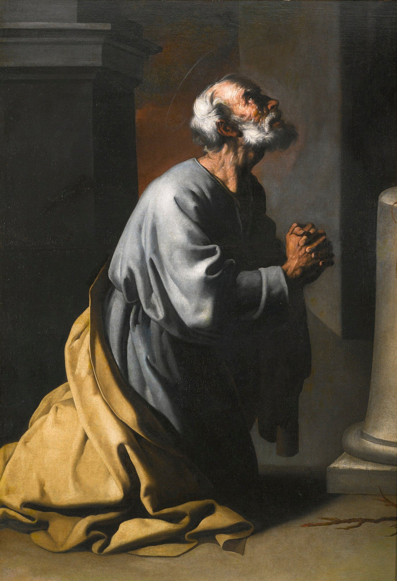 El Santo Pedro Penitente - Francisco de Zurbarán
