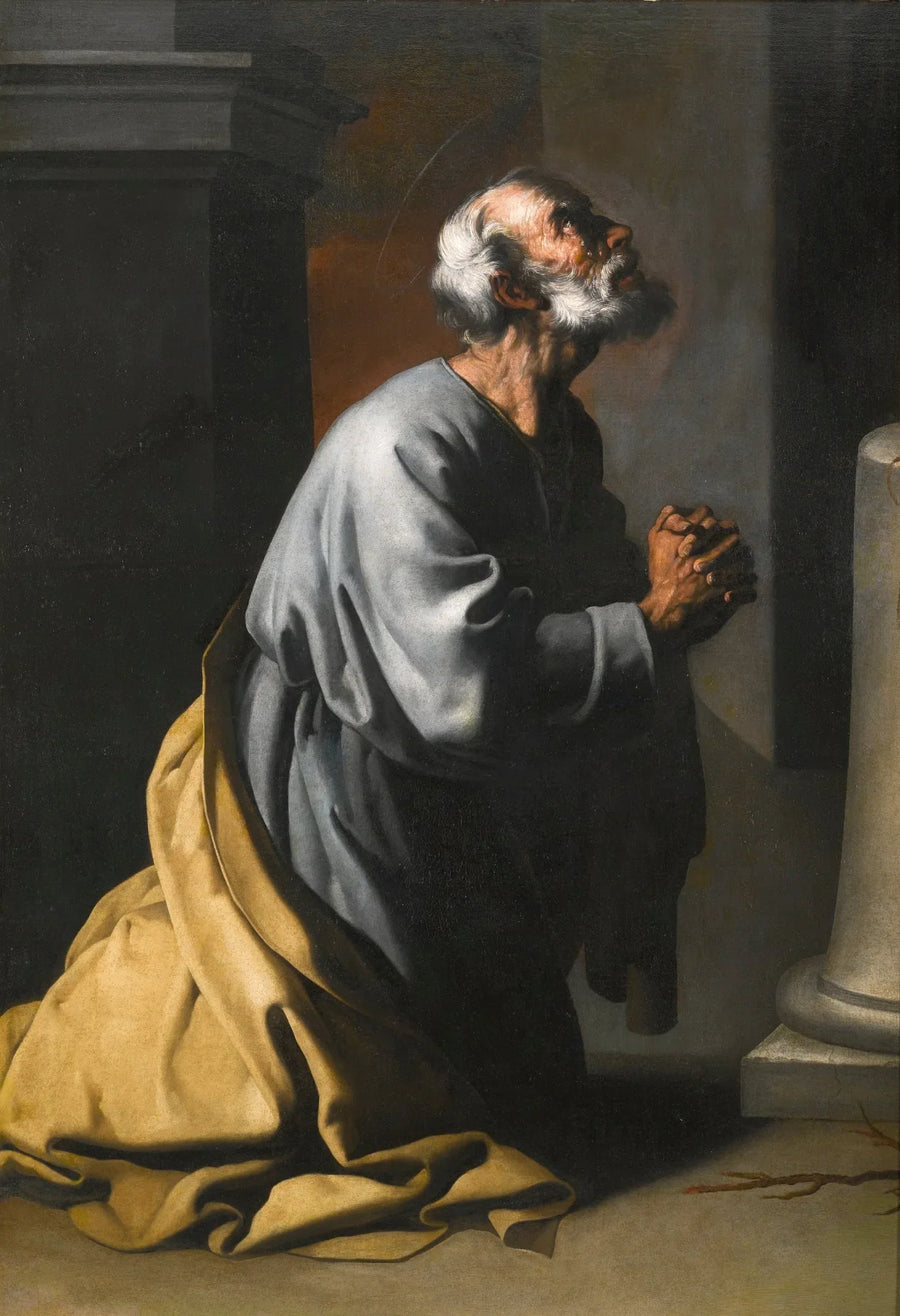 El Santo Pedro Penitente - Francisco de Zurbarán