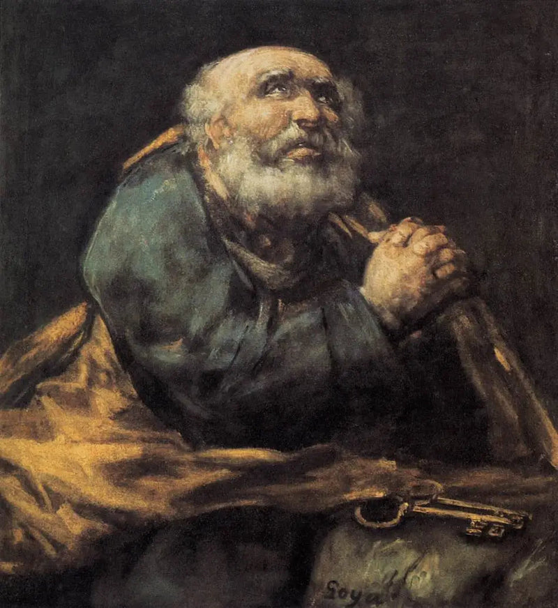 El San Pedro arrepentido - Francisco de Goya