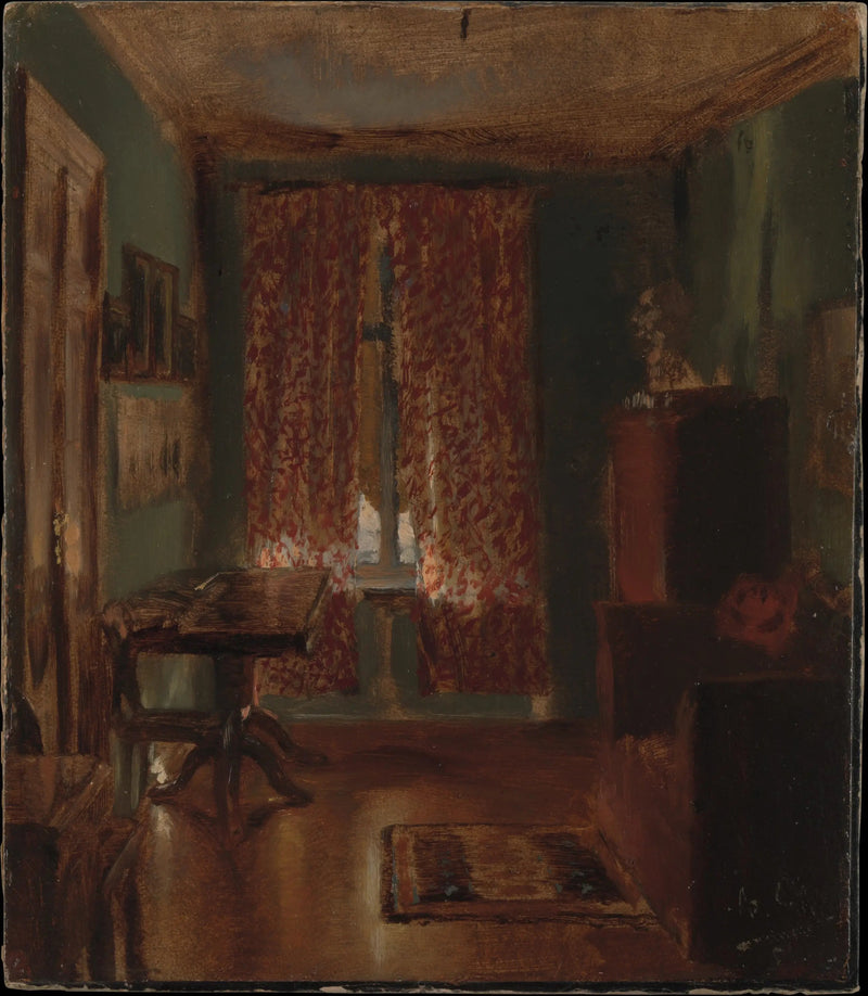 La sala de arte en Ritterstrasse - Adolph von Menzel