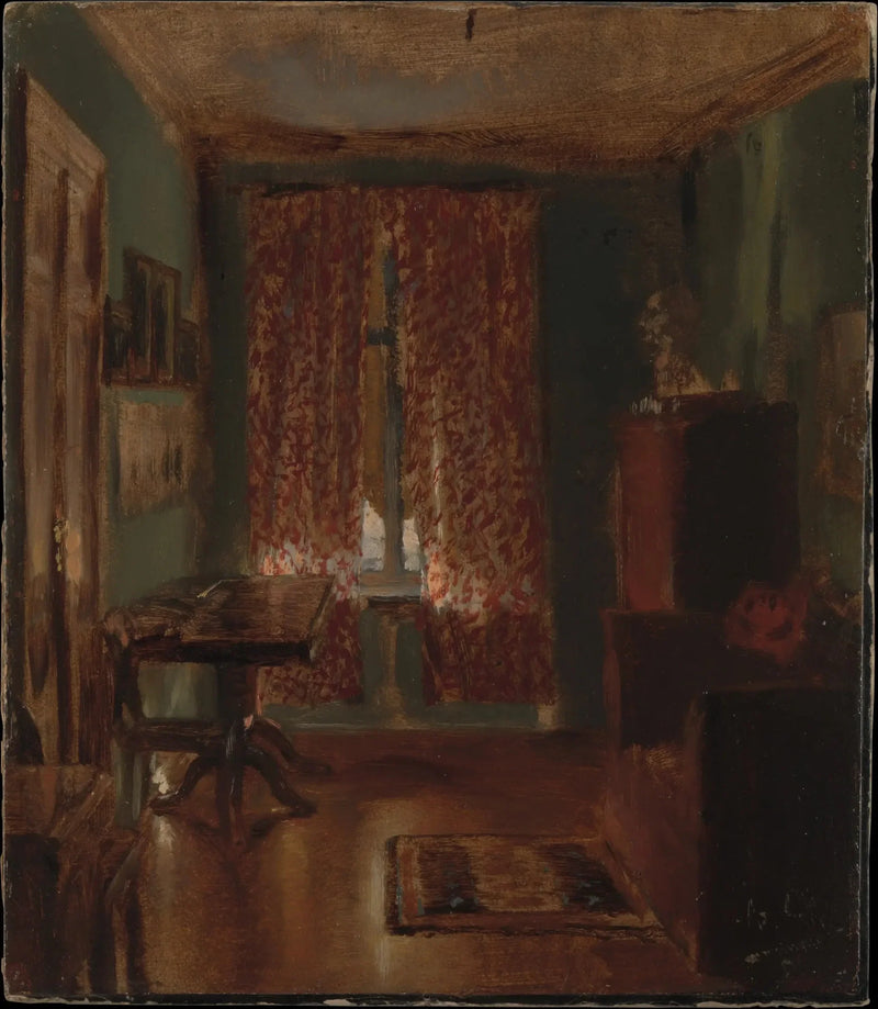 La sala de arte en Ritterstrasse - Adolph von Menzel