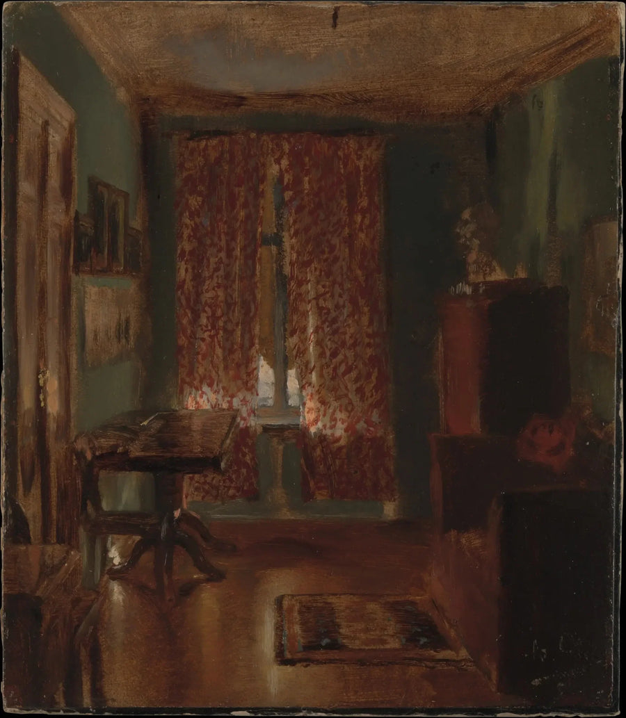 La sala de arte en Ritterstrasse - Adolph von Menzel