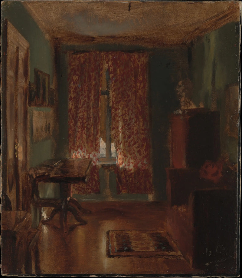 La sala de arte en Ritterstrasse - Adolph von Menzel