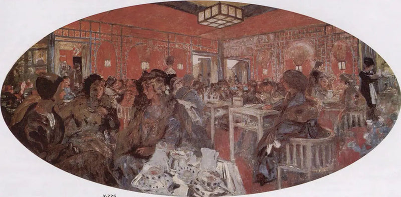 El salón de té del Gran Teddy - Édouard Vuillard