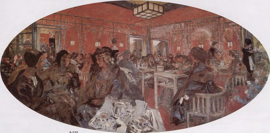 El salón de té del Gran Teddy - Édouard Vuillard