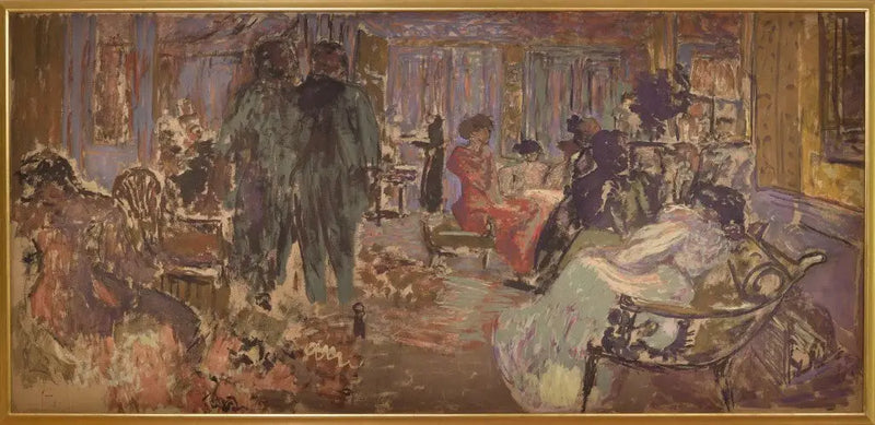 La sala de los Hessel - Édouard Vuillard