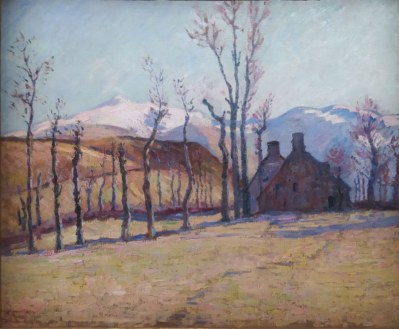 El Sancy nevado, visto desde Saint-Sauves, 14 de febrero de 1896 - Armand Guillaumin