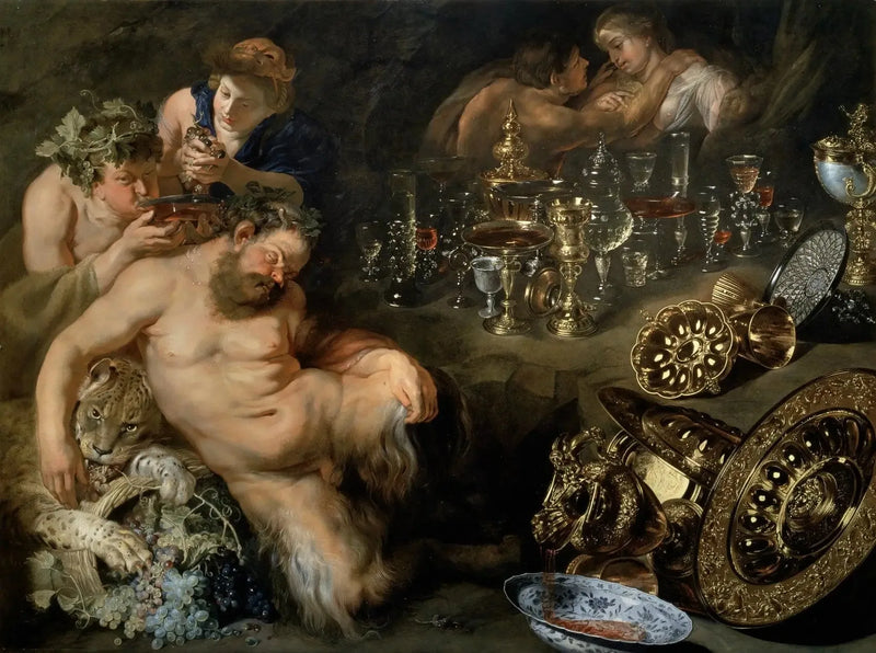 El sátiro ebrio - Peter Paul Rubens