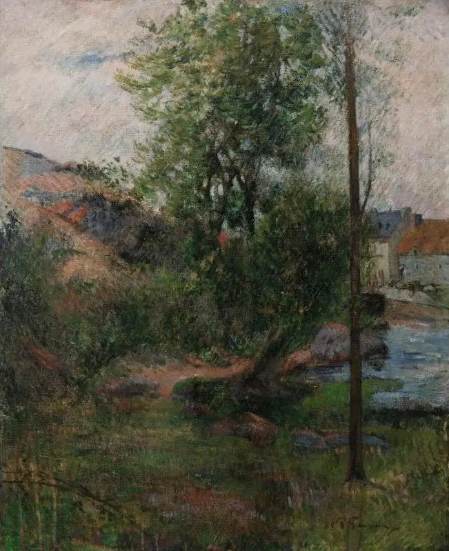 El Sauce a la orilla del Aven - Paul Gauguin
