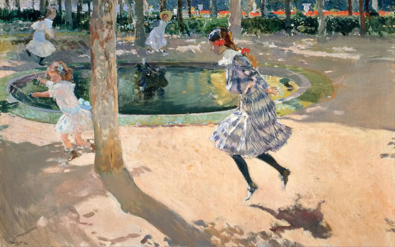 El salto con cuerda - Joaquín Sorolla