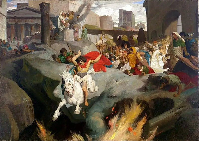 El salto de Mettius Curtius - Jean-Léon Gérôme