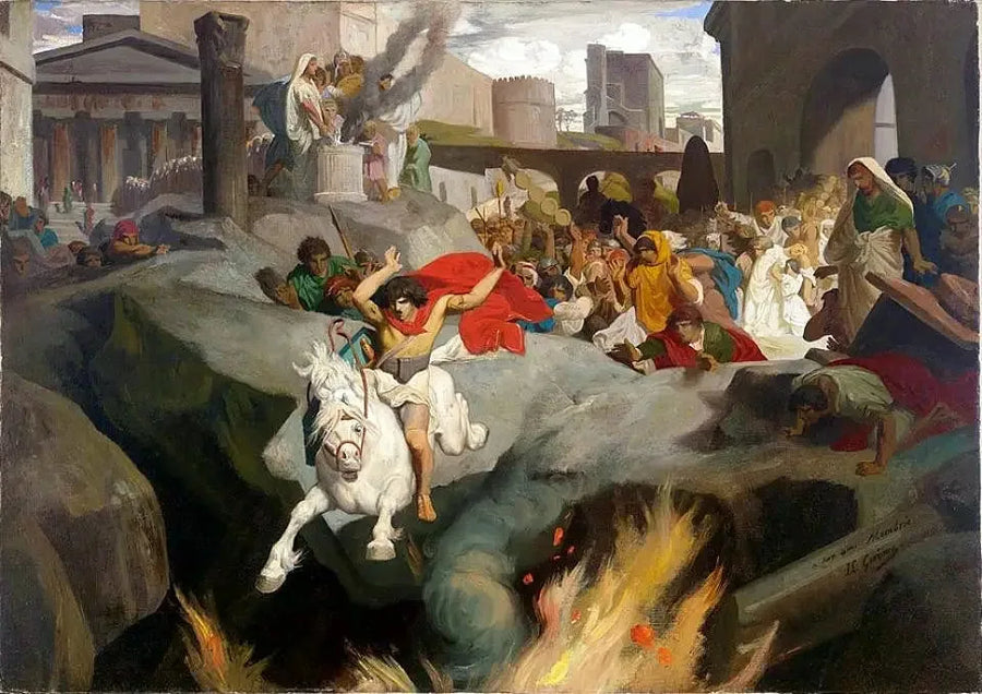 El salto de Mettius Curtius - Jean-Léon Gérôme